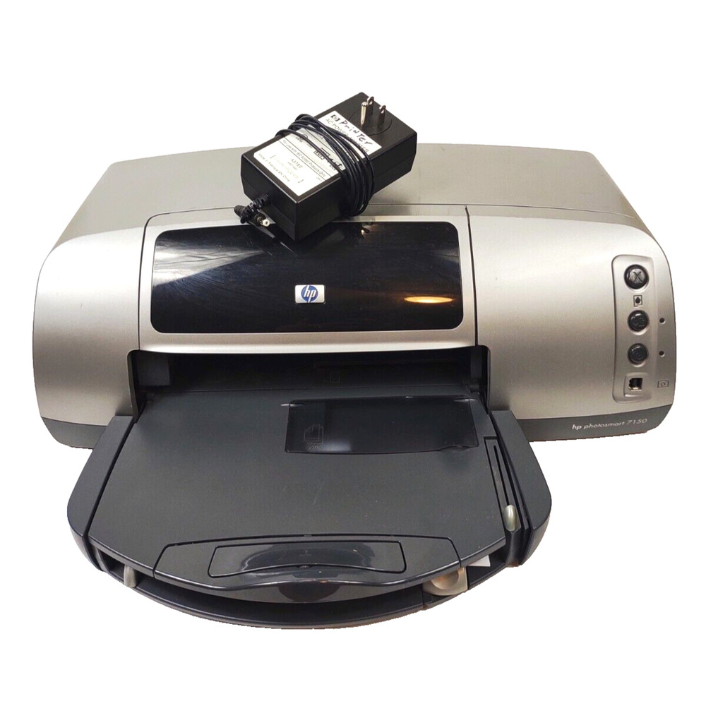 HP Photosmart 7150 Standard Inkjet Printer USB Camera Direct Power Supply WORKS